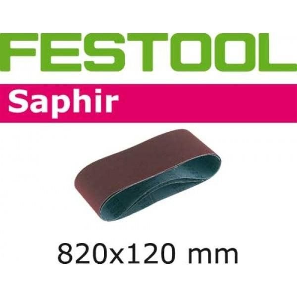 Шлифовальная лента CMB120 820x120-P120-SA/10 FESTOOL (488084)
